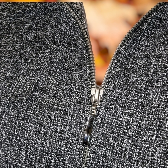 COLDWATER Creek Sz M Tweed Gray Blazer T43 - Picture 3 of 7